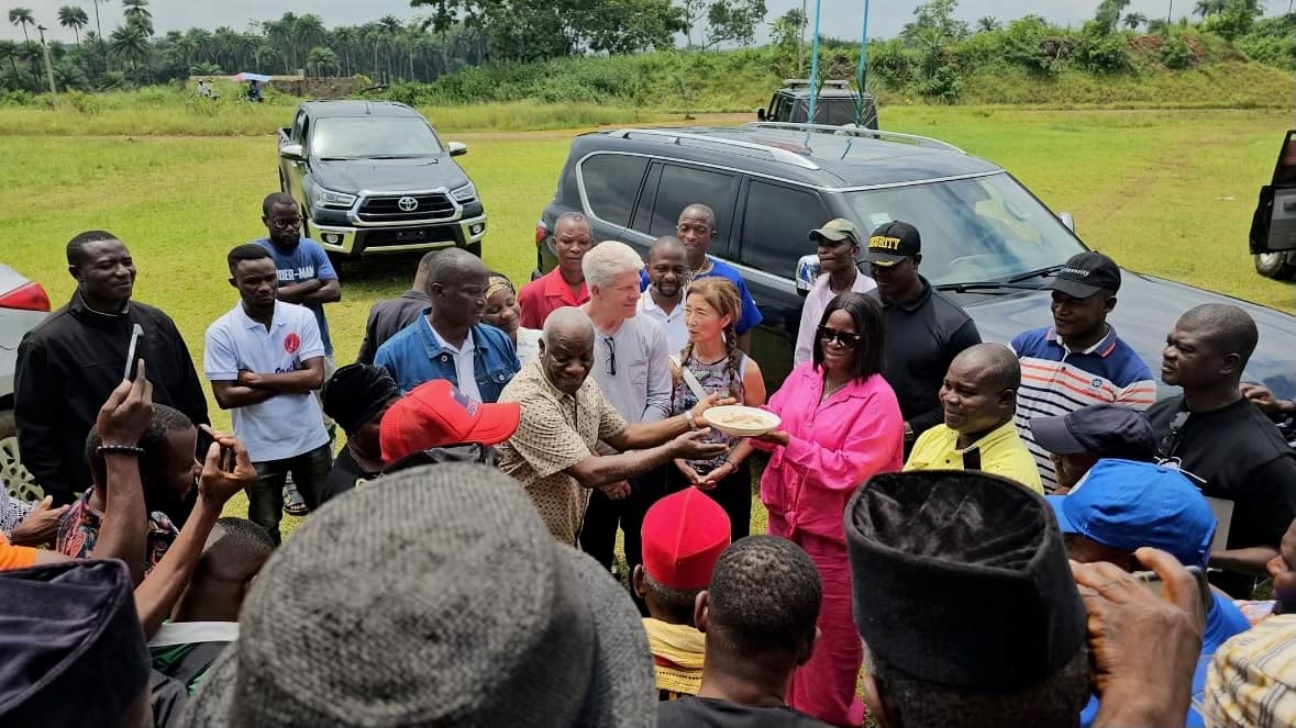 Through the visionary leadership of Senator Nyonblee Karnga-Lawrence and the generosity to the leaders of Grand Bassa County we were gifted 15 acres of land for our country-changing campus.